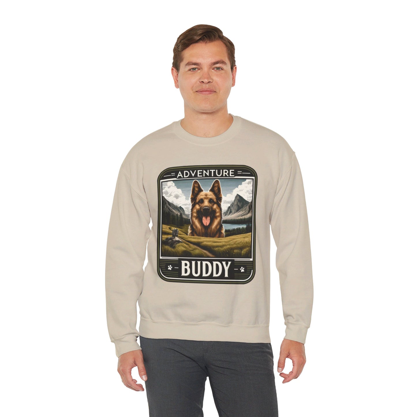 Adventure Buddy Sweatshirt (10 colors) (German Shepherd)