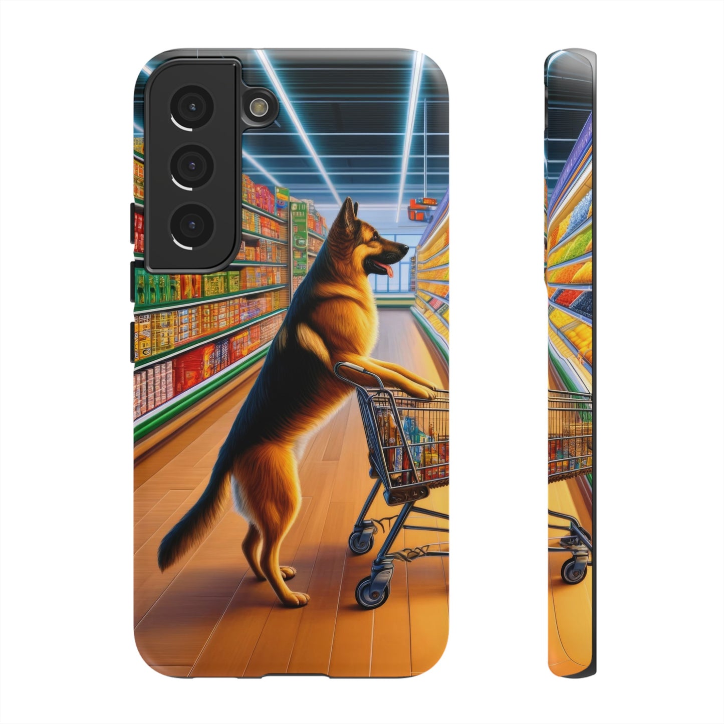 German Shepherd Shopping Phone Case