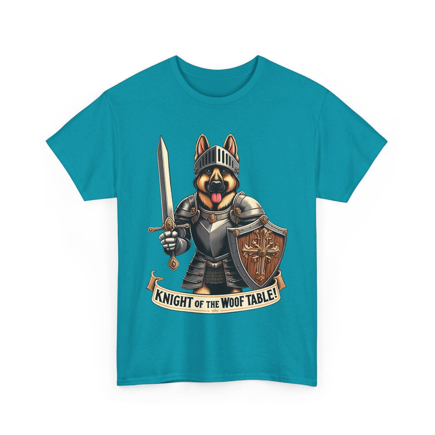 Knight of the Wolf Table T-Shirt (13 colors) (German Shepherd)