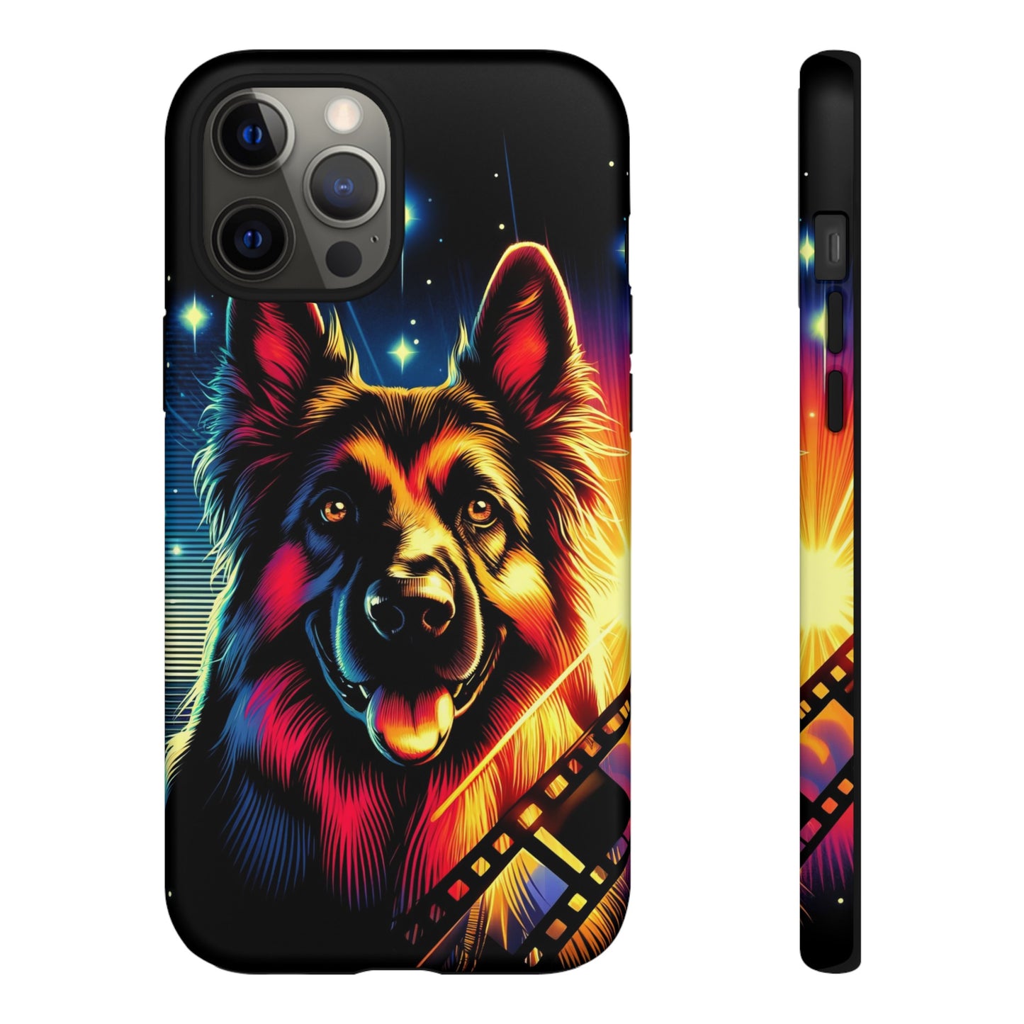 Comic book style German Shepherd Phone Case