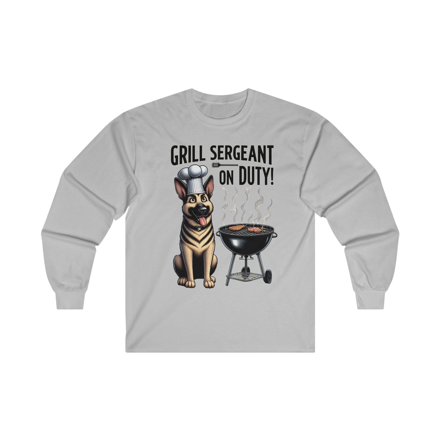 Grill Sergant Long Sleeve Shirt (20 colors) (German Shepherd)