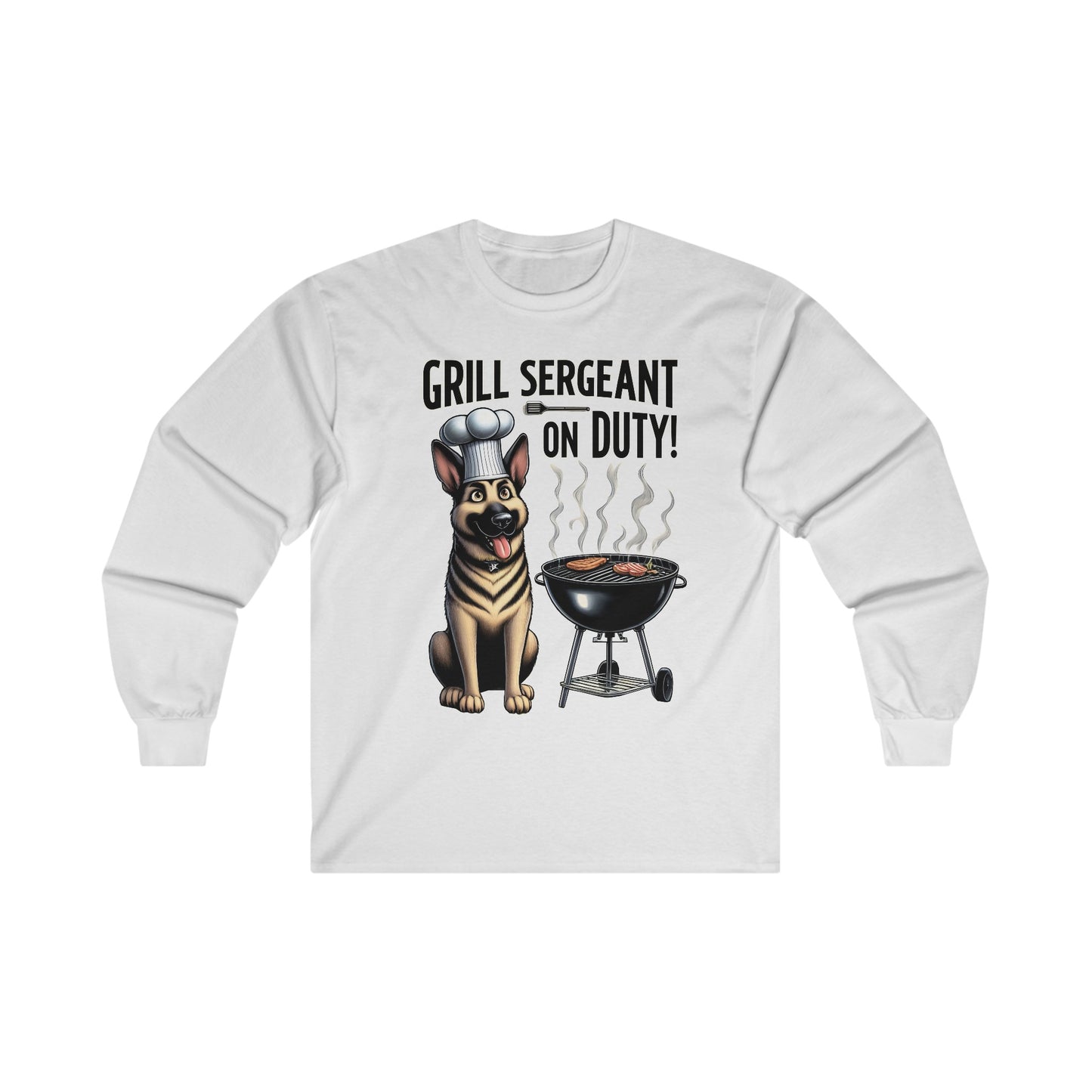 Grill Sergant Long Sleeve Shirt (20 colors) (German Shepherd)