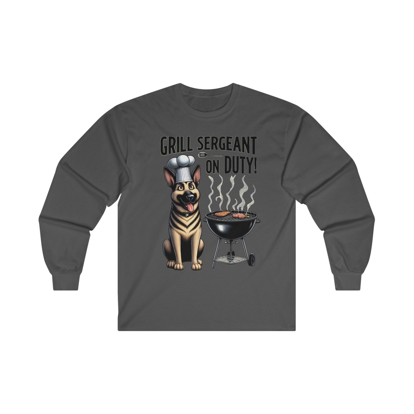 Grill Sergant Long Sleeve Shirt (20 colors) (German Shepherd)