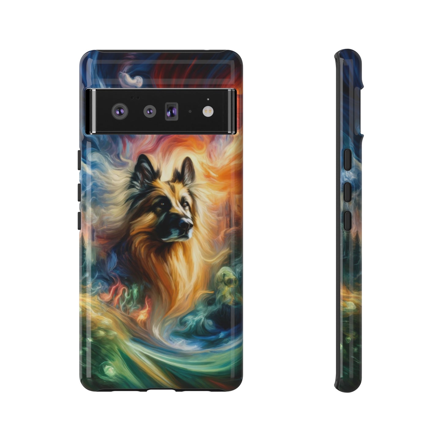 Expressionism and fantasy German Shepherd Phone Case