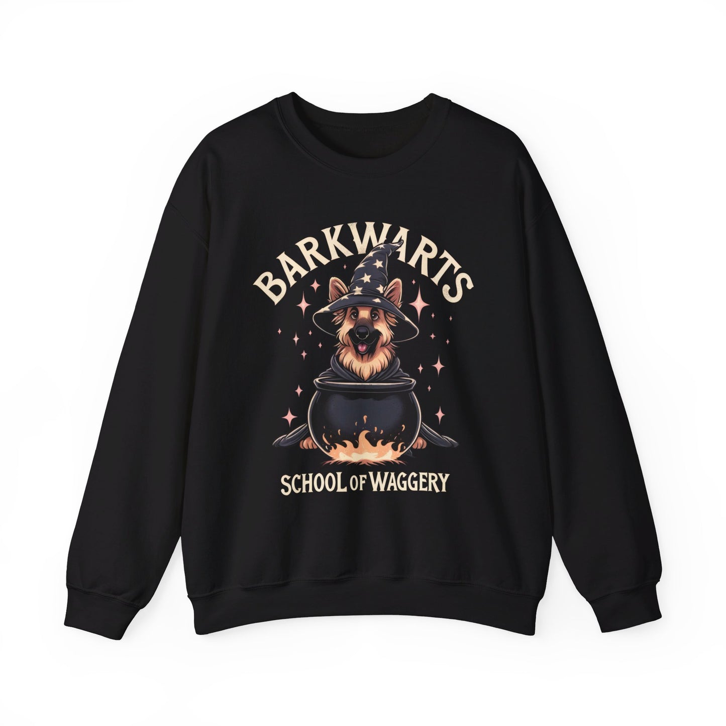 BarkWarts School of Waggery Sweatshirt (10 colors) (German Shepherd)