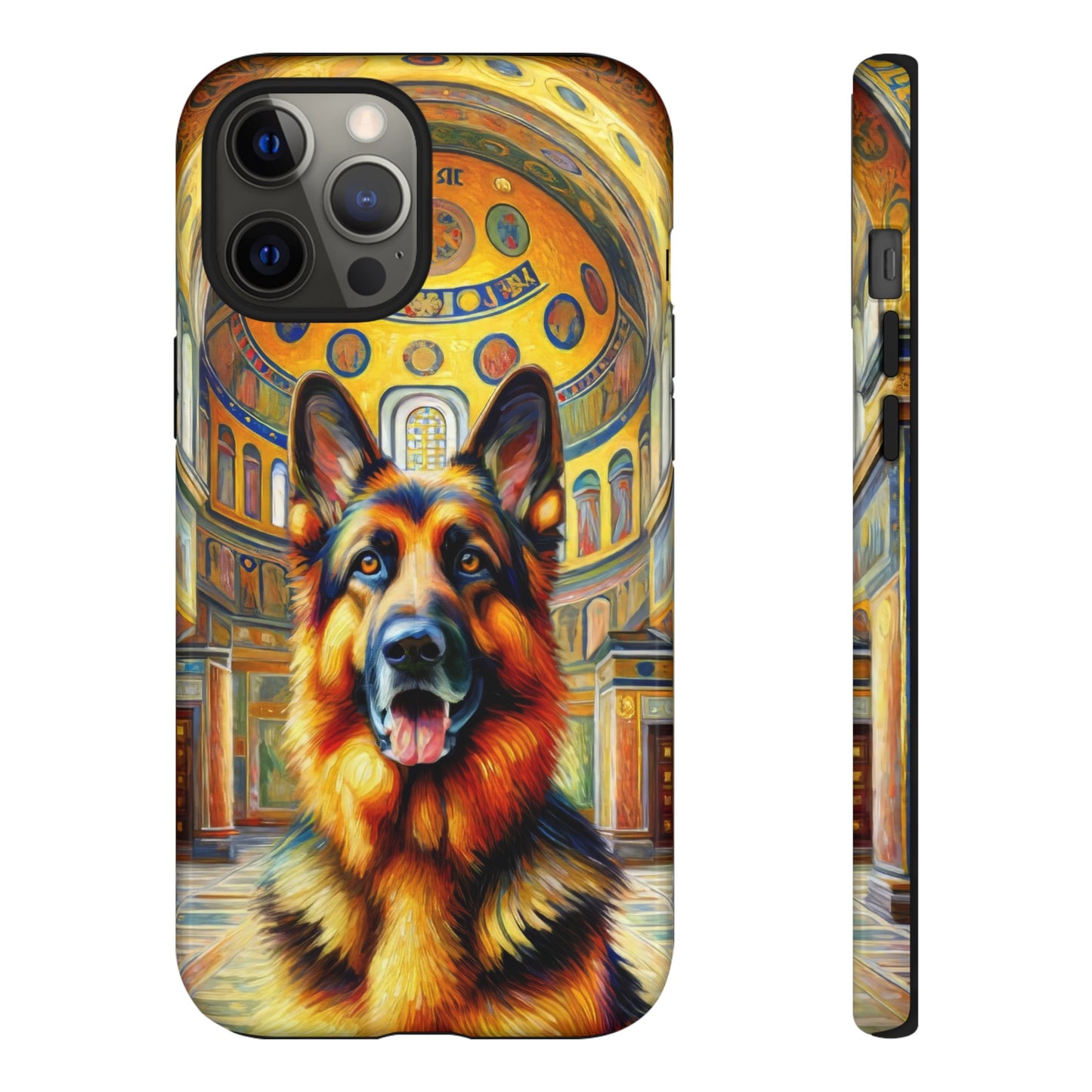 Neo-impressionist German Shepherd Phone Case