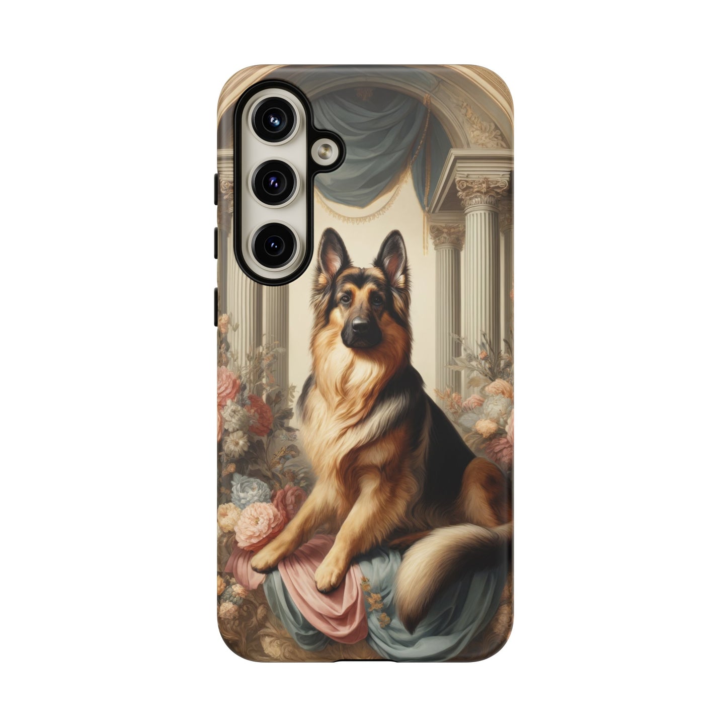 Neo-classical German Shepherd Phone Case