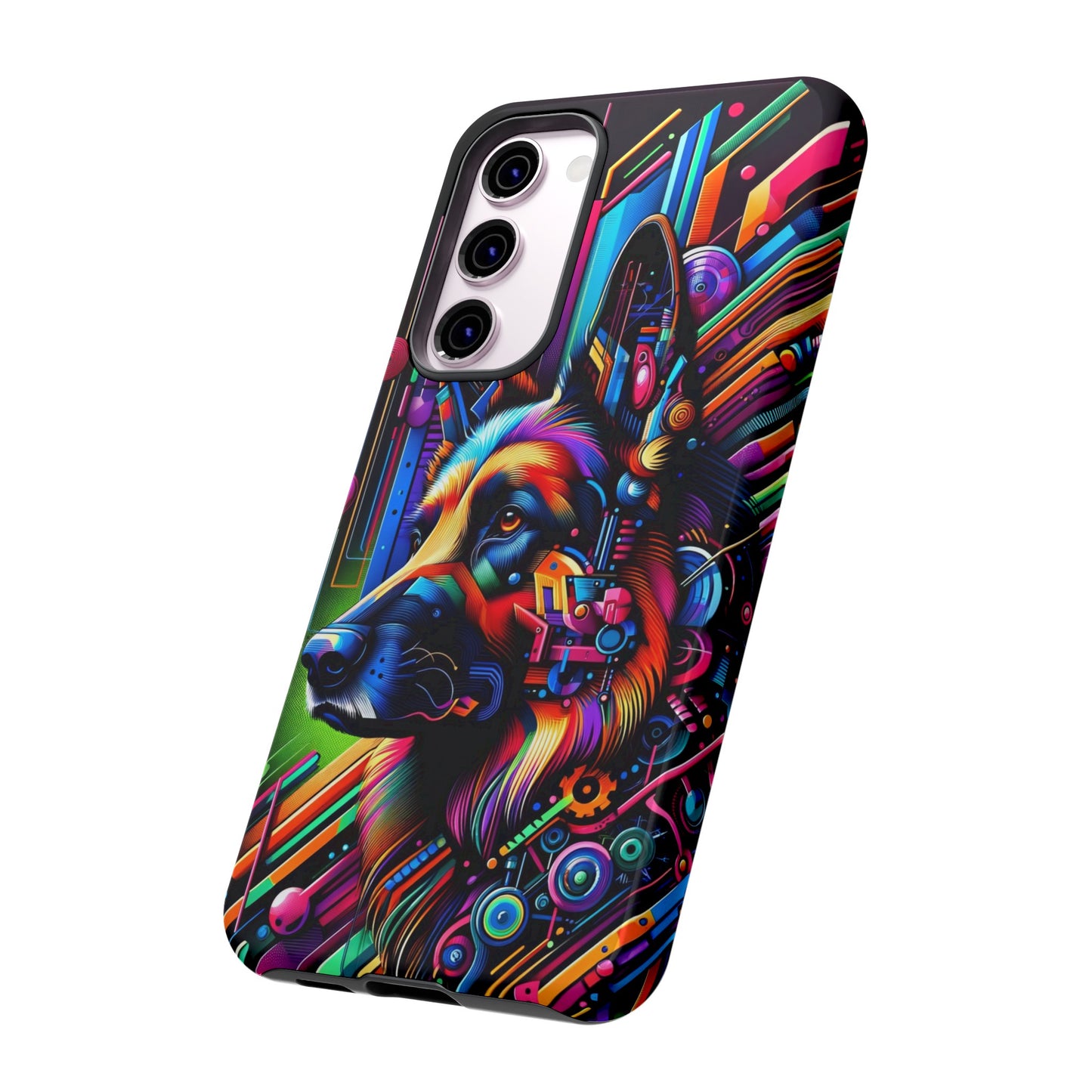 Constructivism and dadaism German Shepherd Phone Case