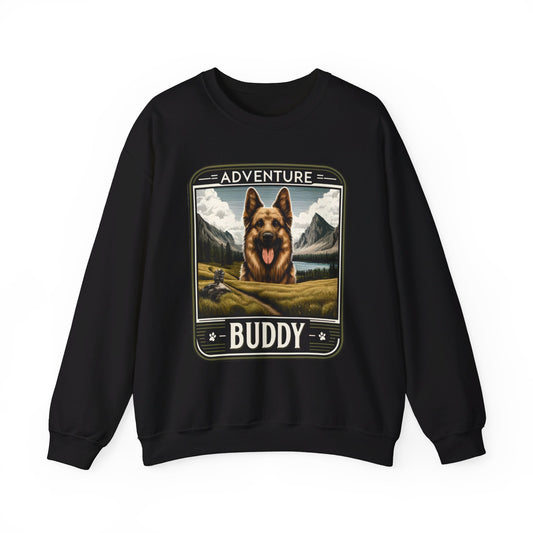 Adventure Buddy Sweatshirt (10 colors) (German Shepherd)