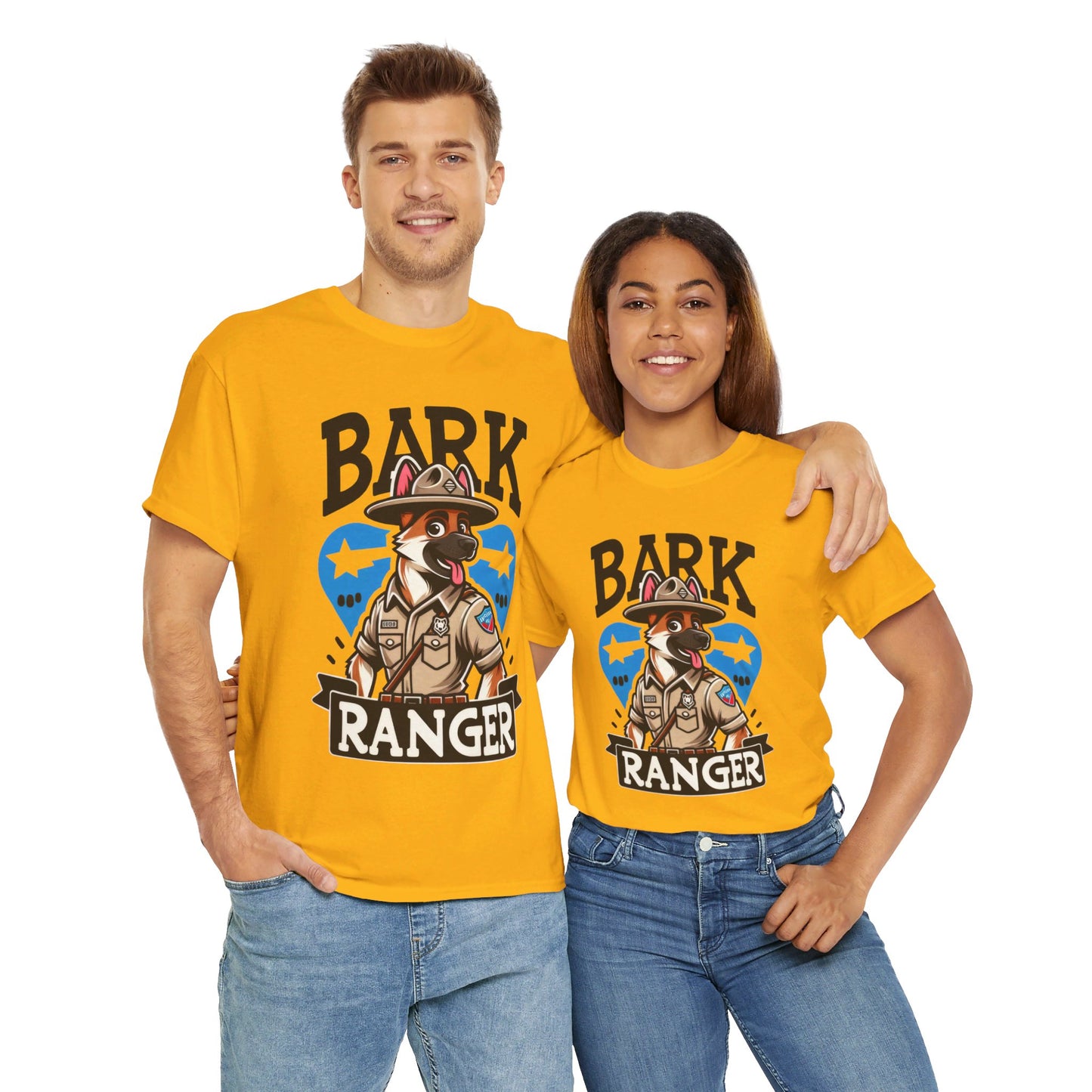 Bark Ranger On Duty T-Shirt (13 colors) (German Shepherd)