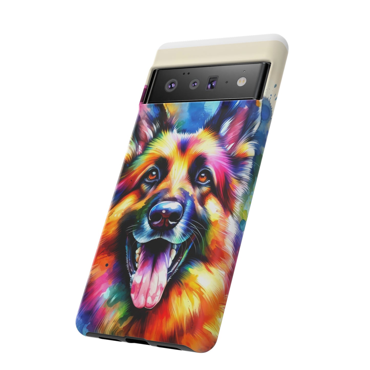 German Shepherd in Watercolor Tough Phone Case