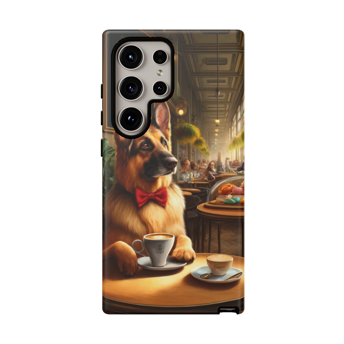 German Shepherd Drinking Phone Case