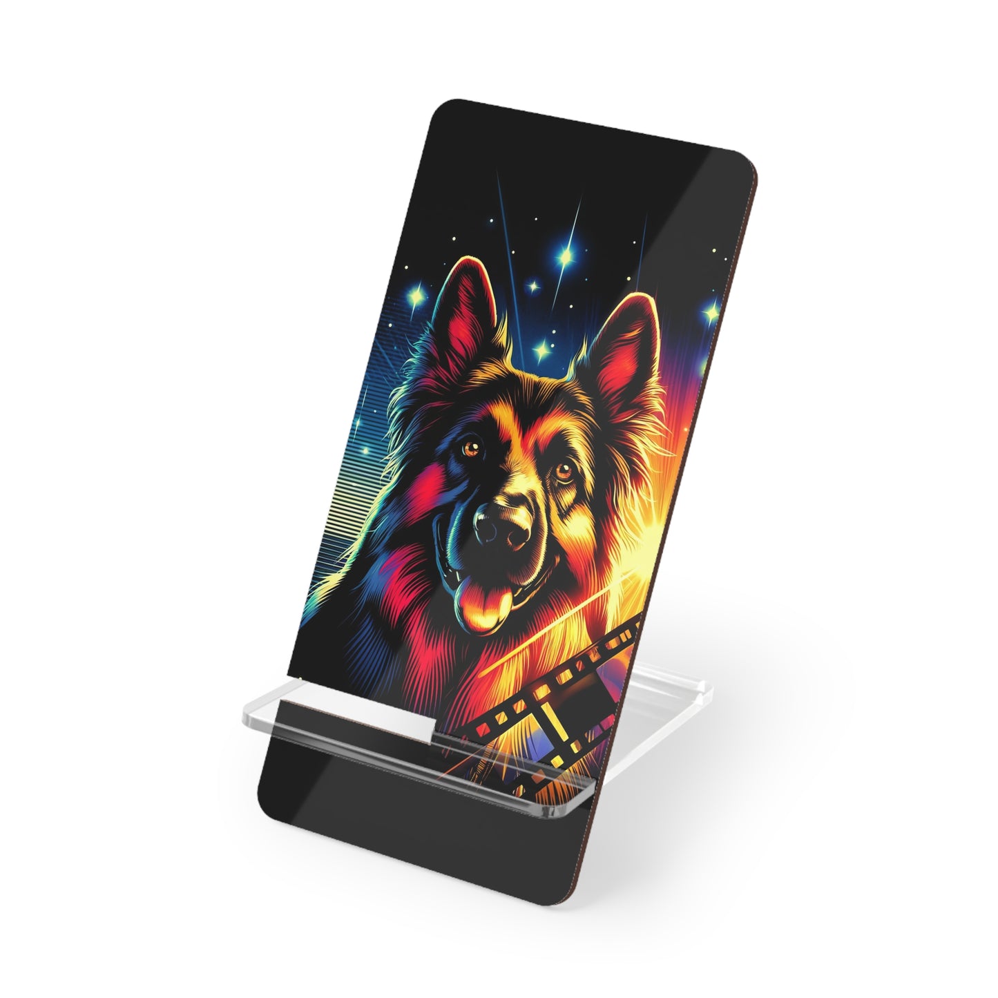 Comic book style German Shepherd Smartphone Stand