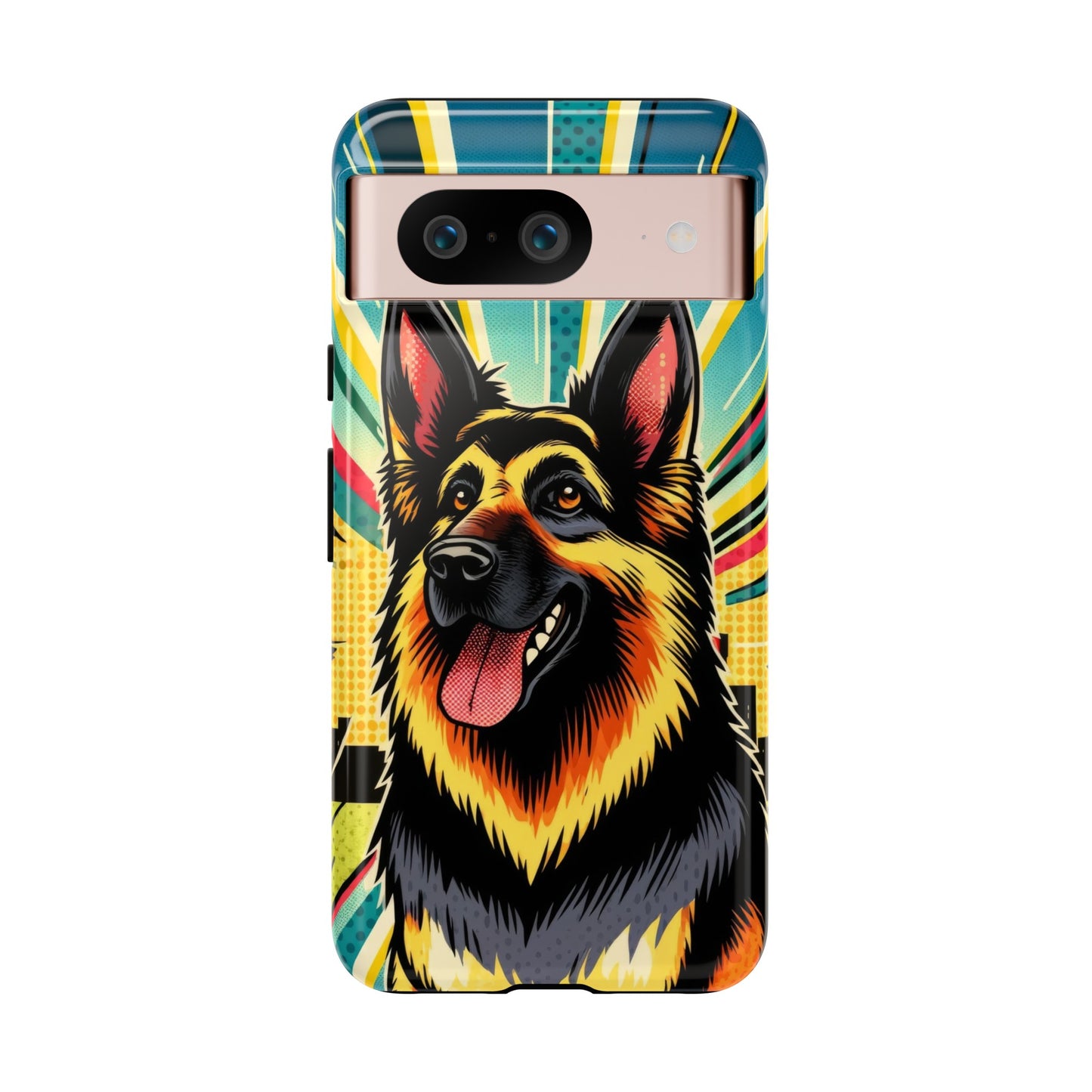 Comic style German Shepherd Phone Case