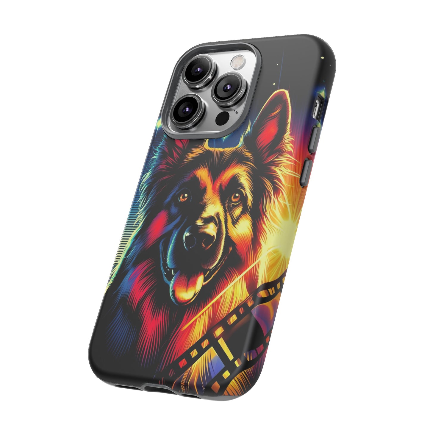 Comic book style German Shepherd Phone Case