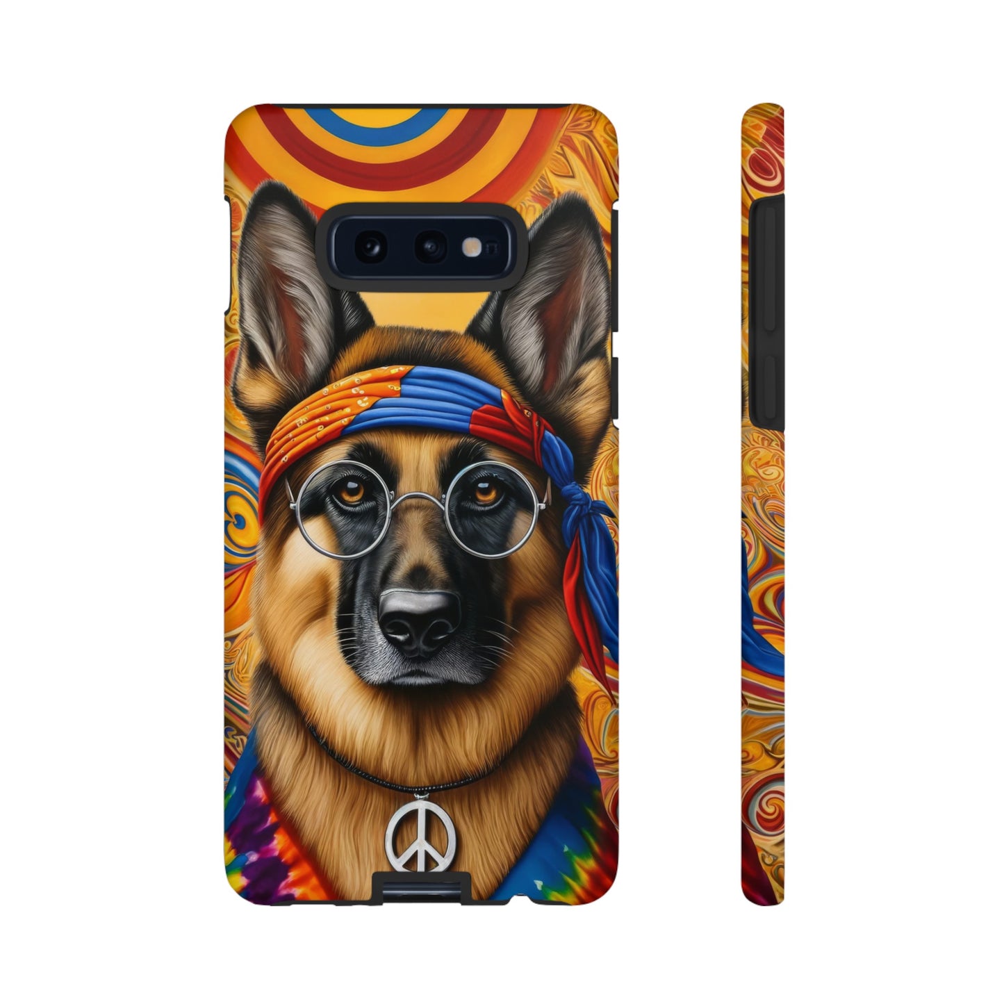 Hippie German Shepherd Tough Phone Case