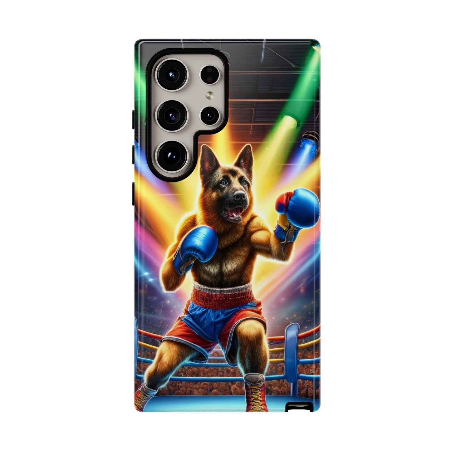 German Shepherd Boxing Phone Case