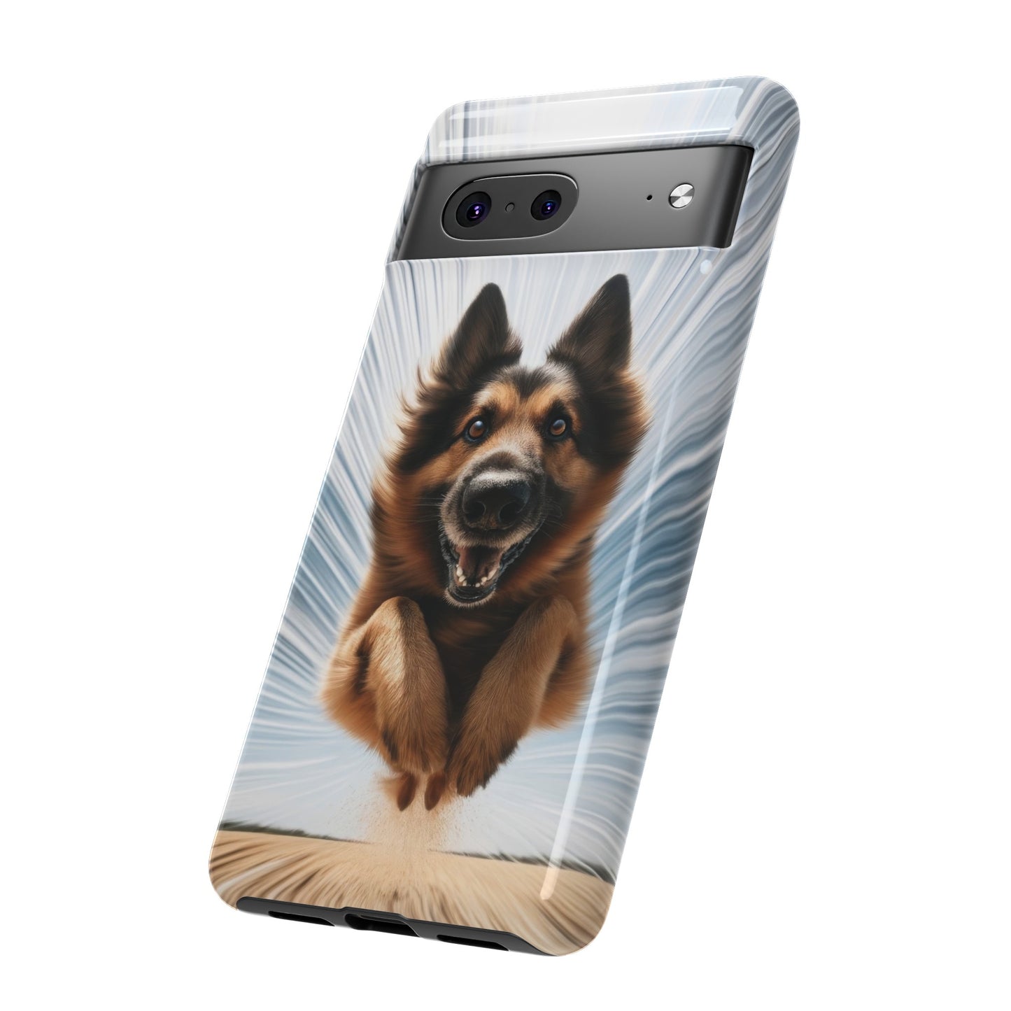 Motion blur German Shepherd Phone Case