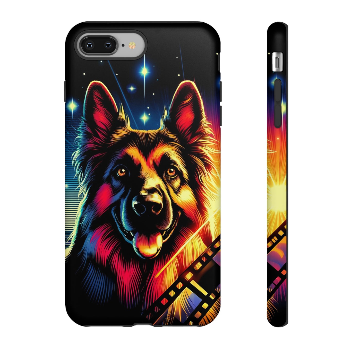 Comic book style German Shepherd Phone Case