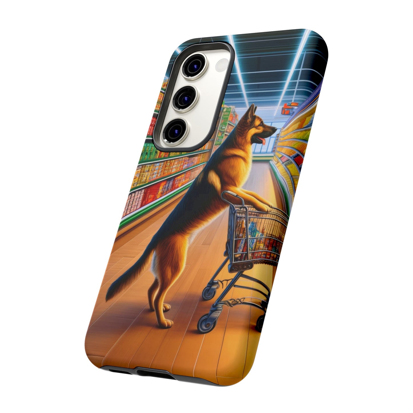 German Shepherd Shopping Phone Case