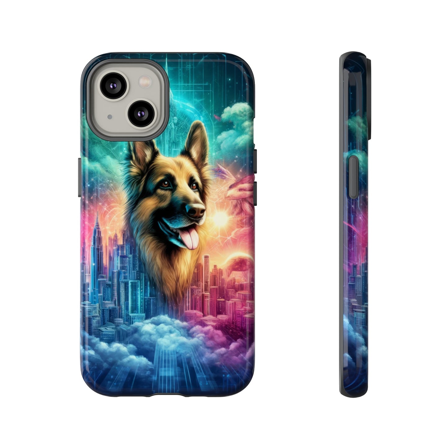 Dreamy fantasy German Shepherd Phone Case