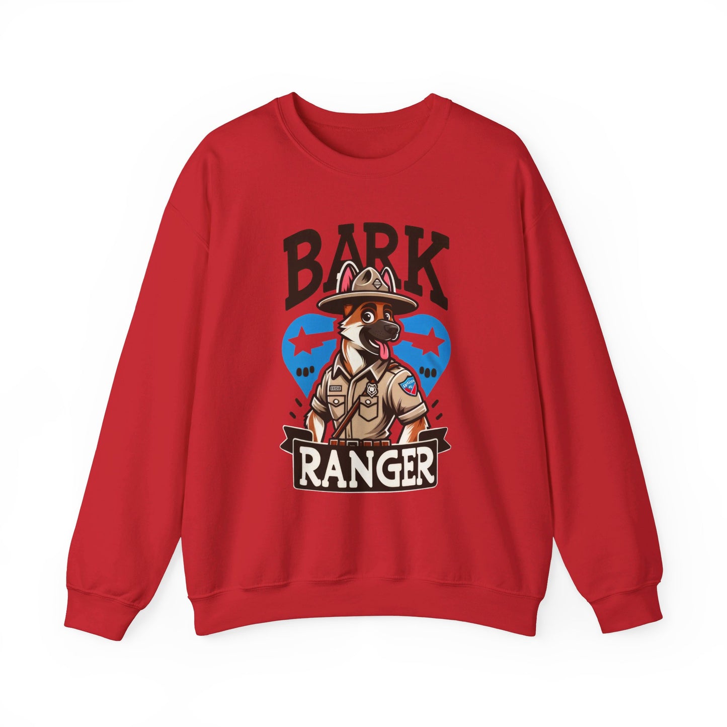 Bark Ranger On Duty Sweatshirt (10 colors) (German Shepherd)