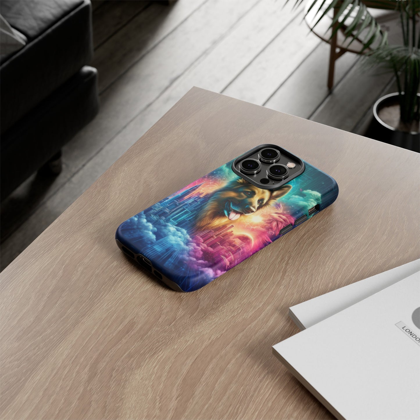 Dreamy fantasy German Shepherd Phone Case