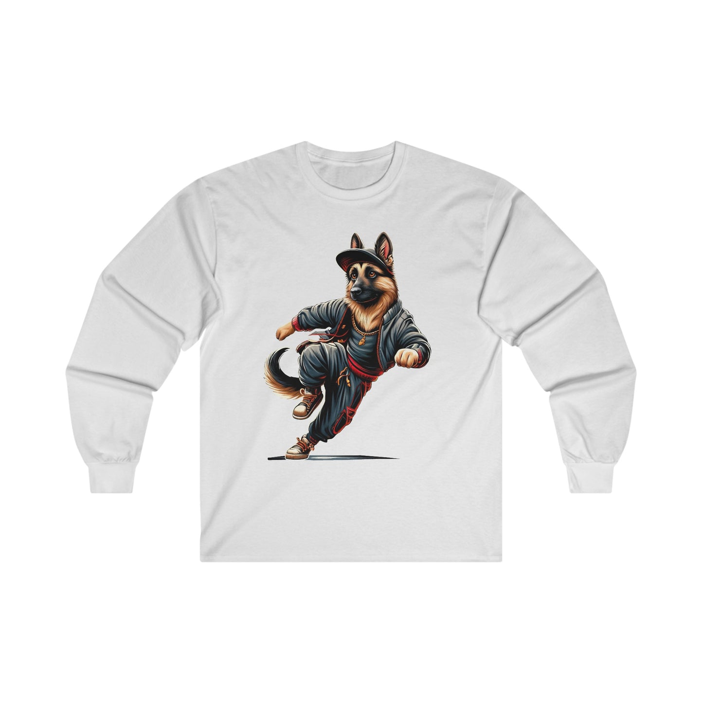 Bust A Move Long Sleeve Shirt (20 colors) (German Shepherd)