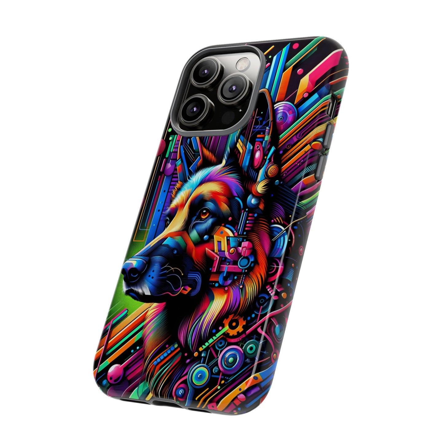 Constructivism and dadaism German Shepherd Phone Case