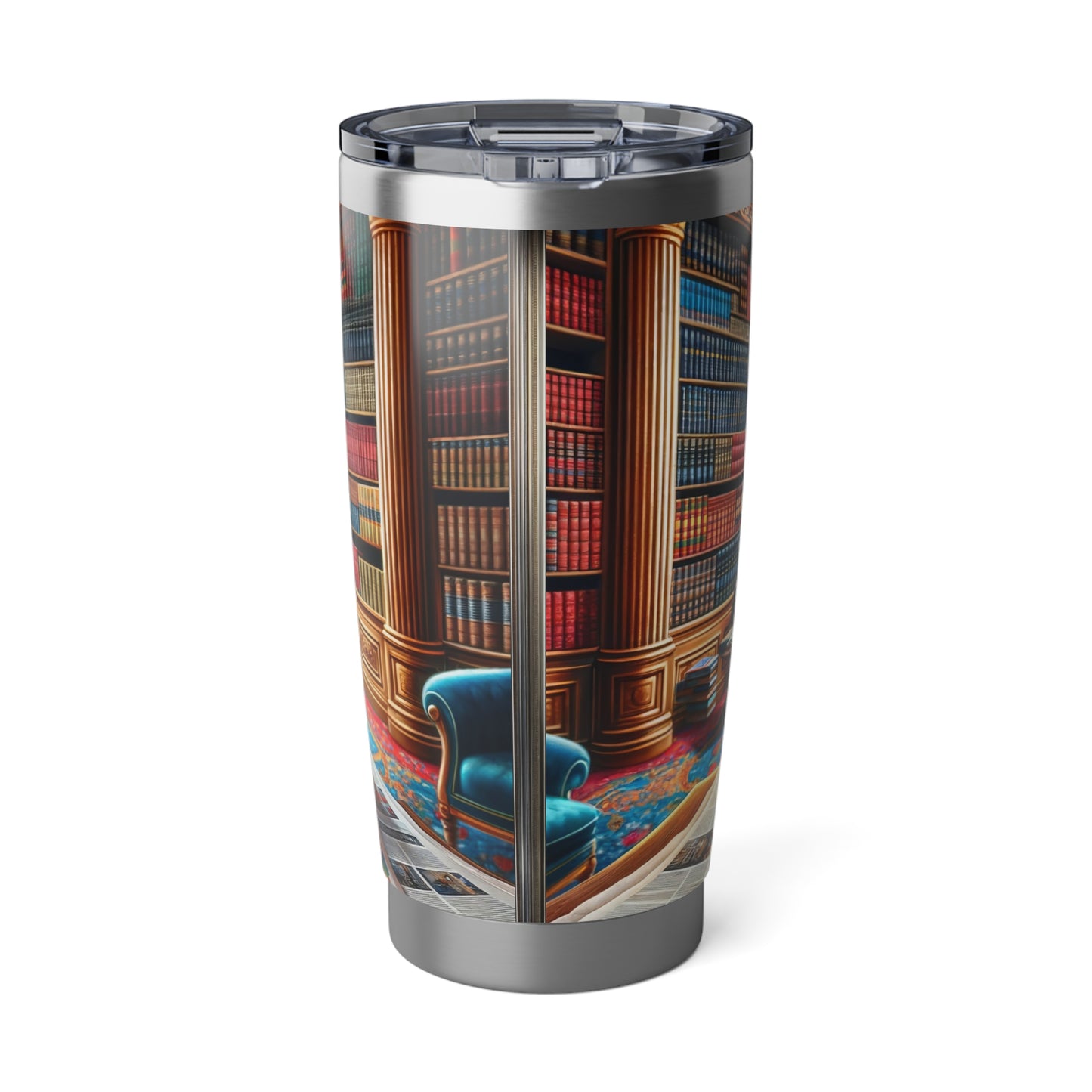 German Shepherd Reading a Newspaper 20oz Tumbler
