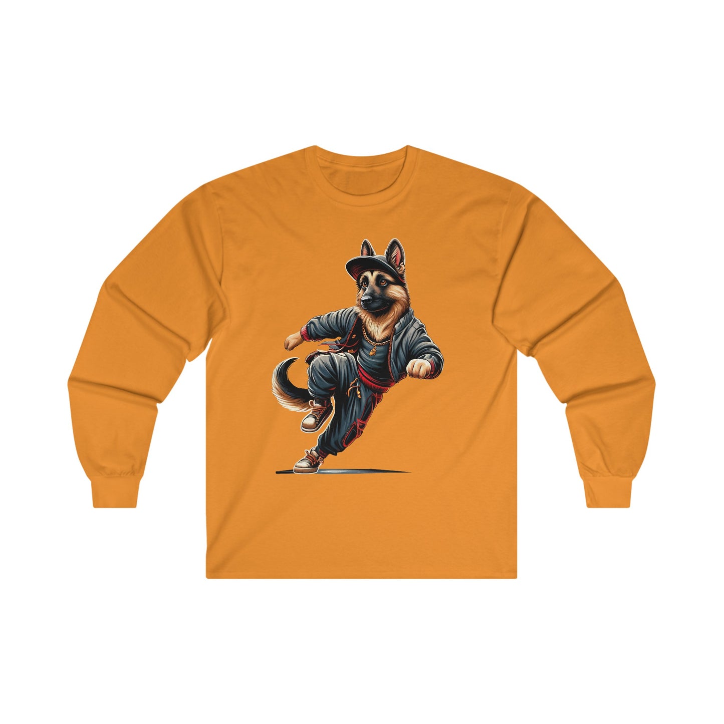 Bust A Move Long Sleeve Shirt (20 colors) (German Shepherd)