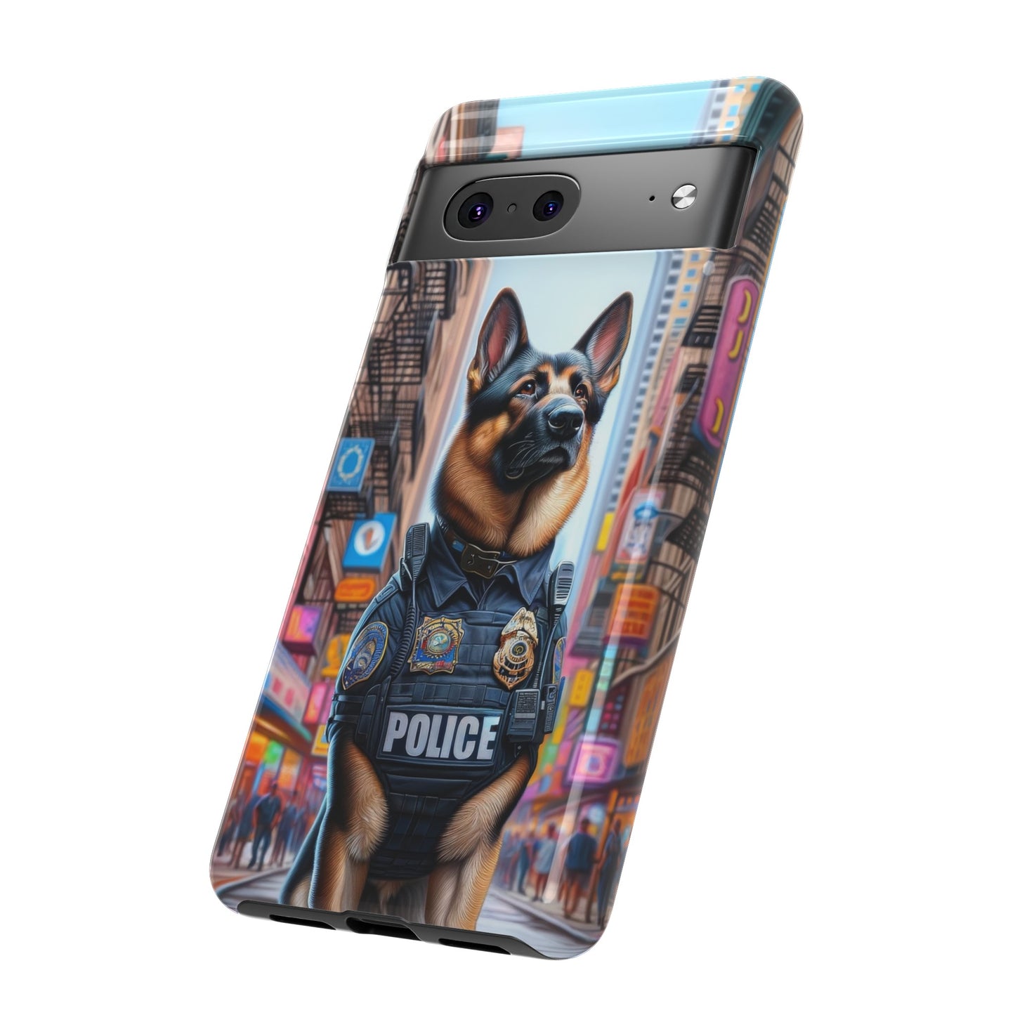 German Shepherd Police Officer Phone Case