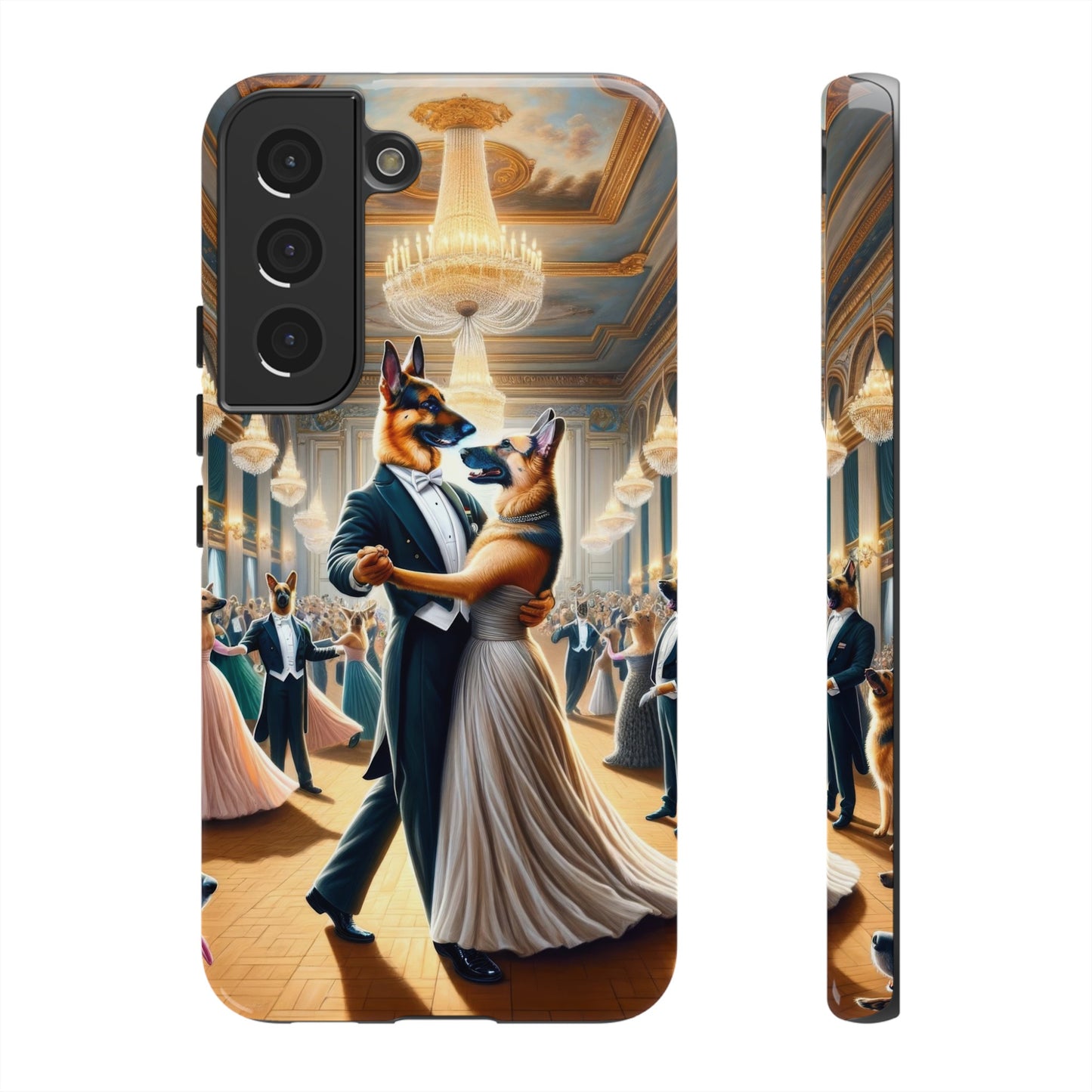 Dancing German Shepherds Tough Phone Case