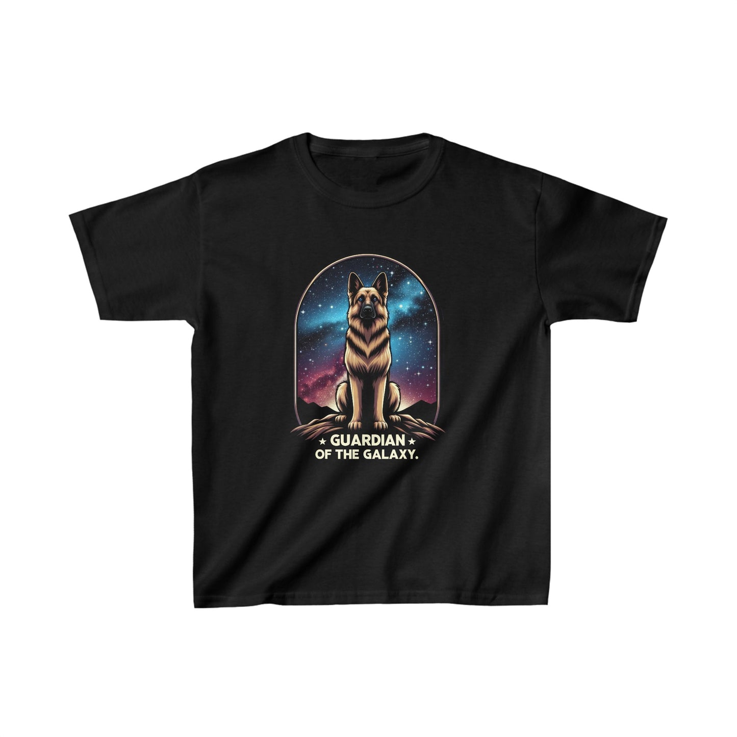 Guardian of the Galaxy Kids Size T-Shirt (Multi colors) (German Shepherd)