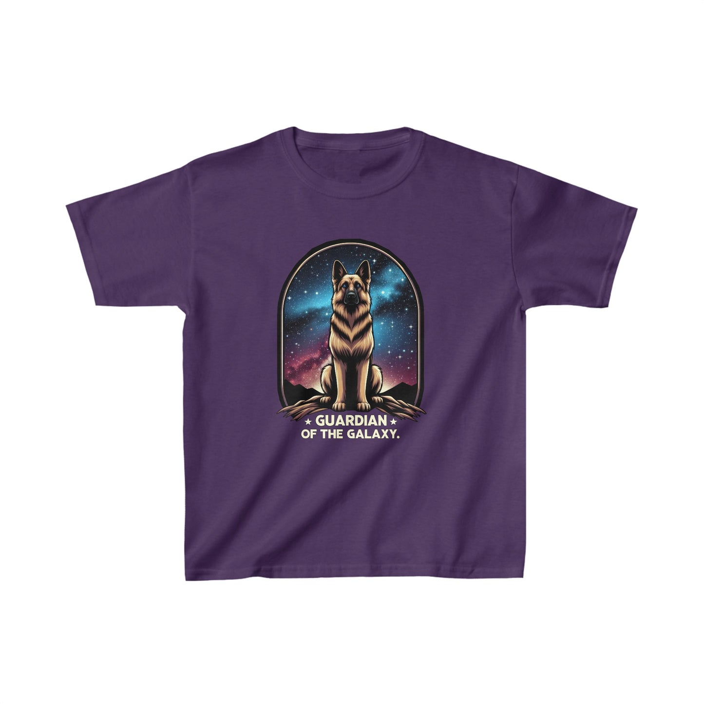 Guardian of the Galaxy Kids Size T-Shirt (Multi colors) (German Shepherd)