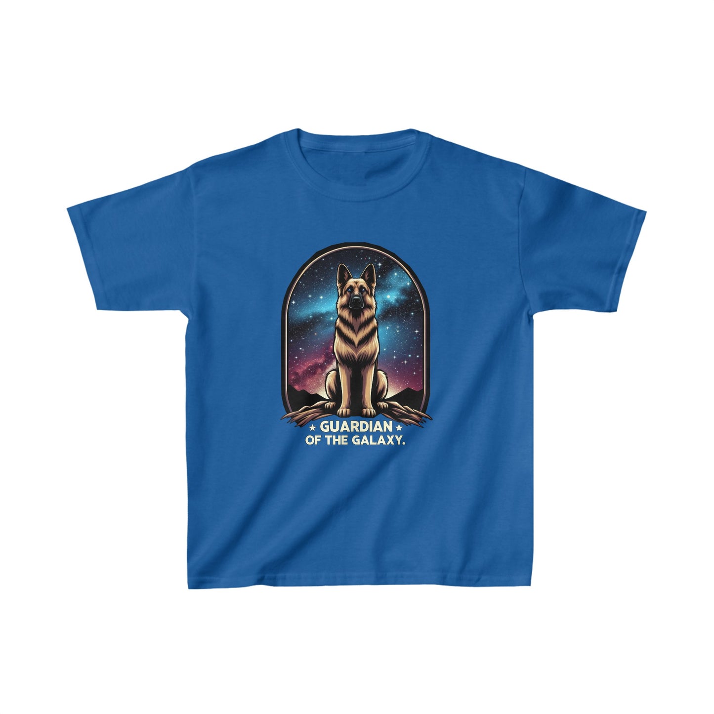 Guardian of the Galaxy Kids Size T-Shirt (Multi colors) (German Shepherd)