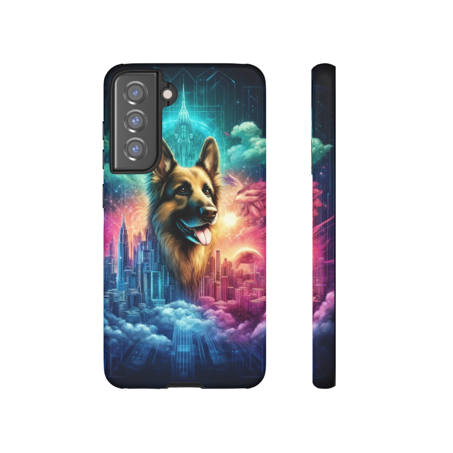 Dreamy fantasy German Shepherd Phone Case