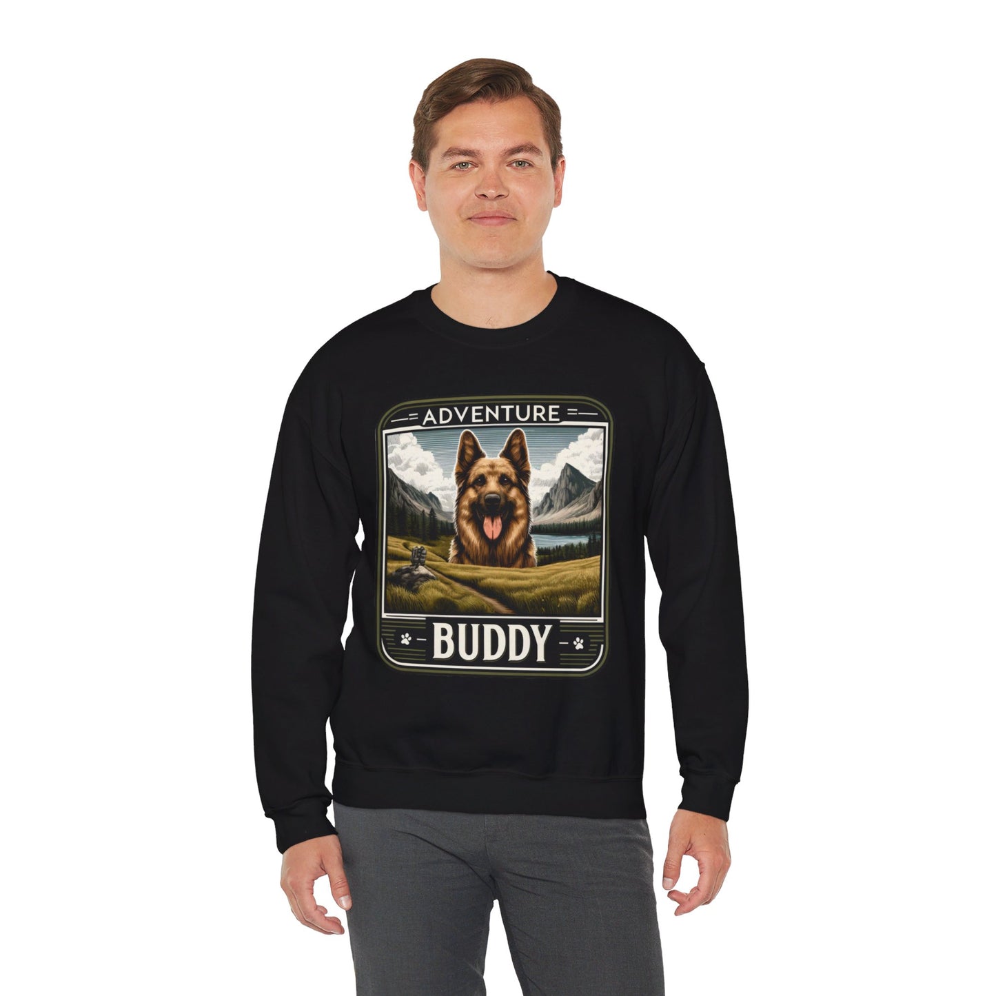 Adventure Buddy Sweatshirt (10 colors) (German Shepherd)