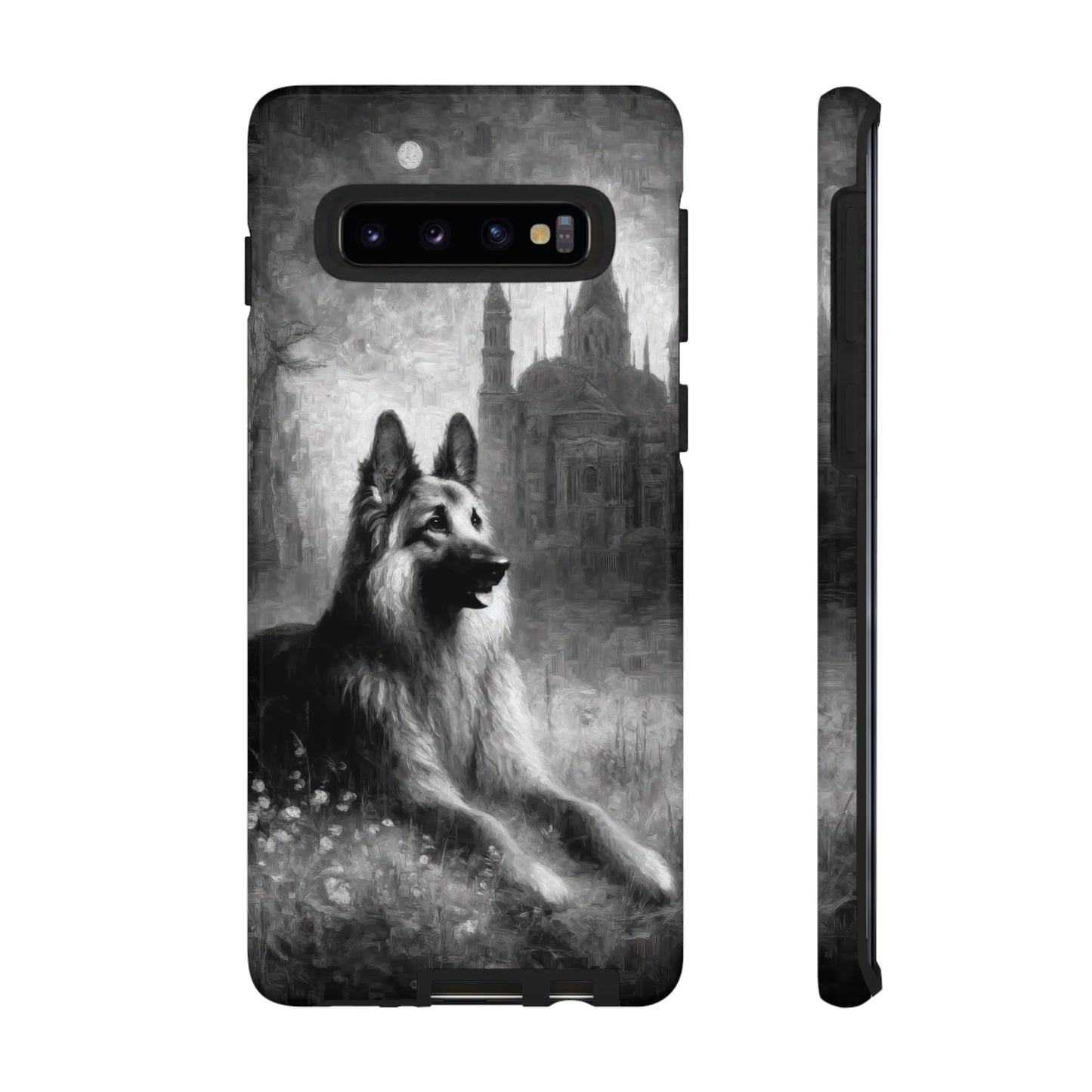 Neo-impressionism German Shepherd Phone Case