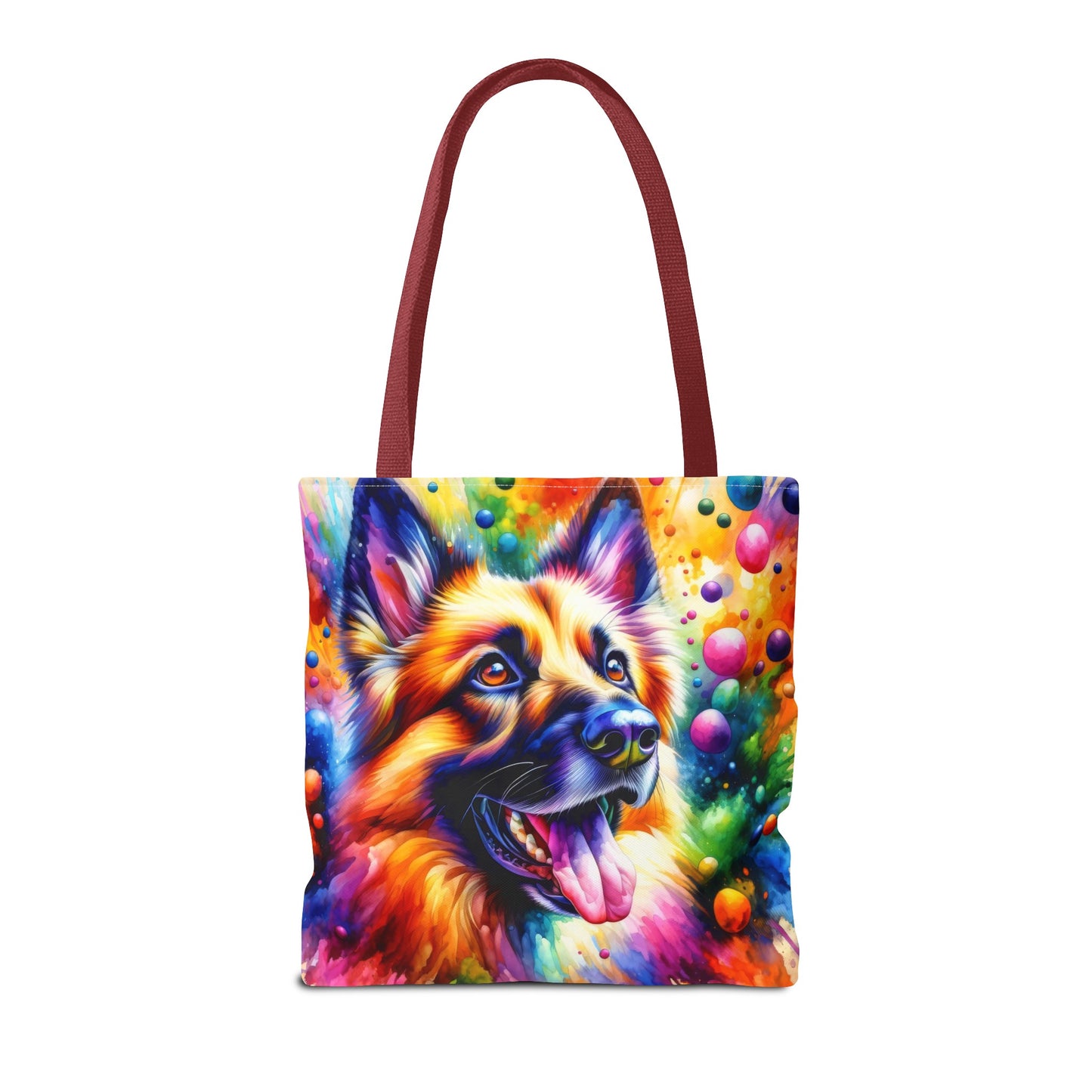 German Shepherd in Watercolor Tote Bag