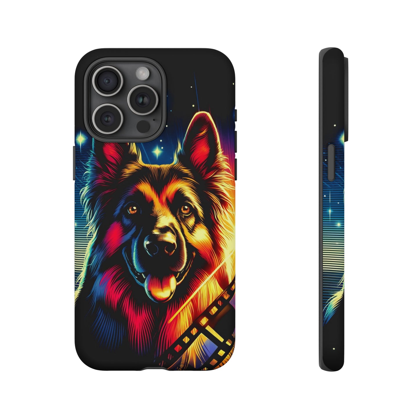 Comic book style German Shepherd Phone Case