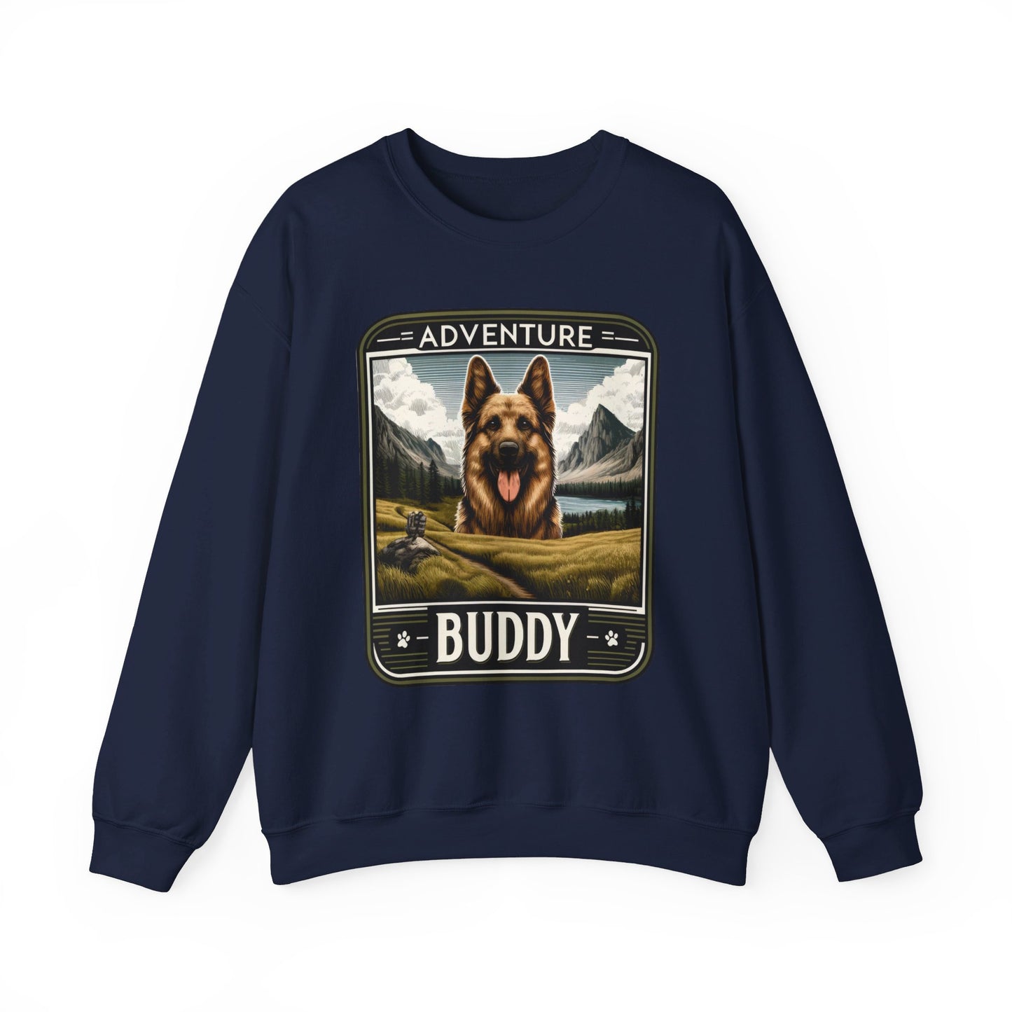 Adventure Buddy Sweatshirt (10 colors) (German Shepherd)