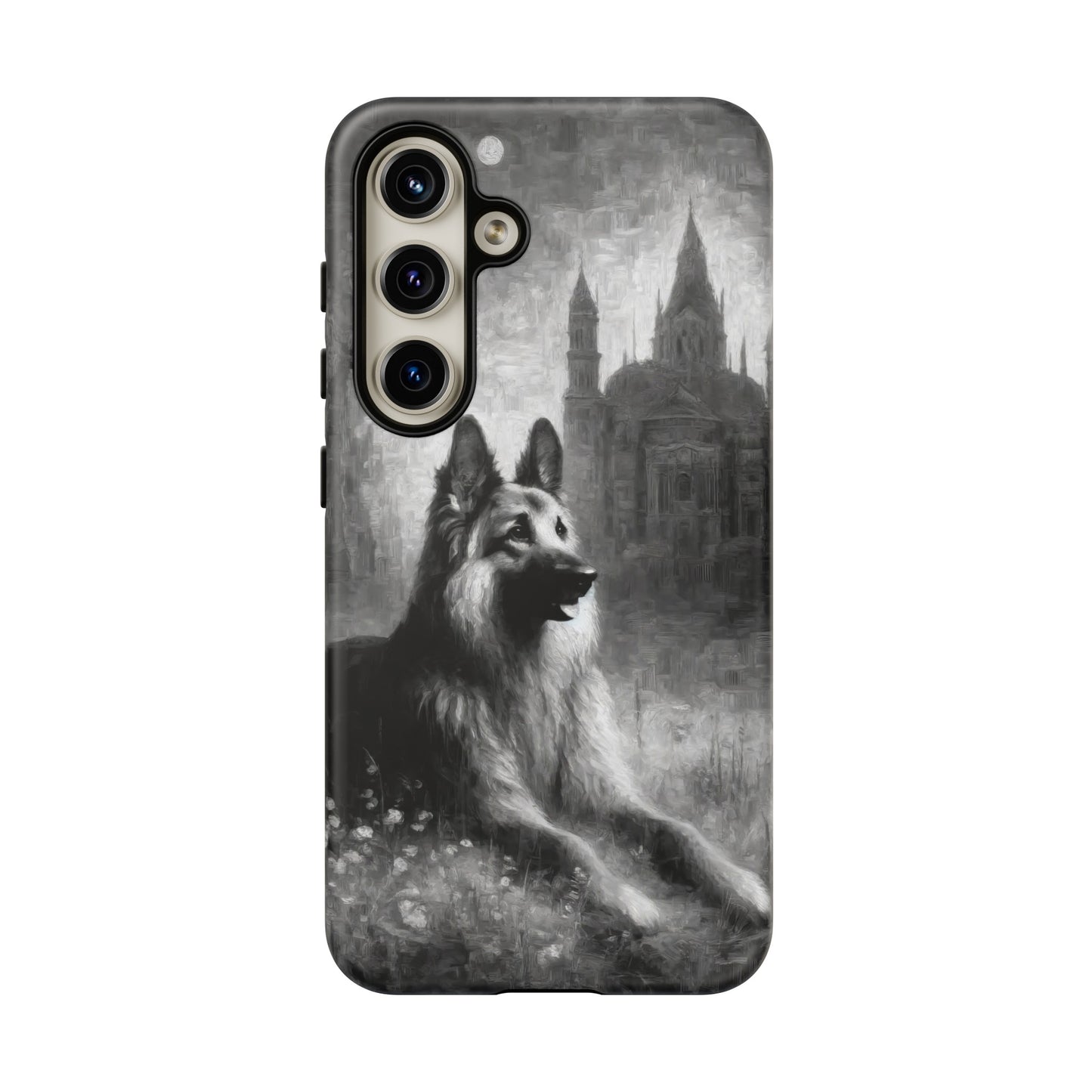 Neo-impressionism German Shepherd Phone Case