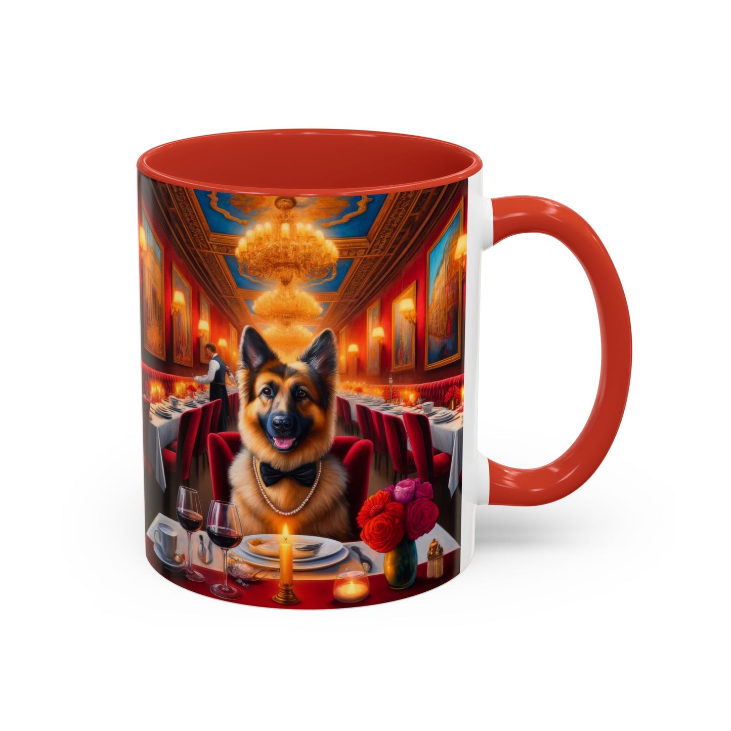 German Shepherd Date Night Coffee Mug