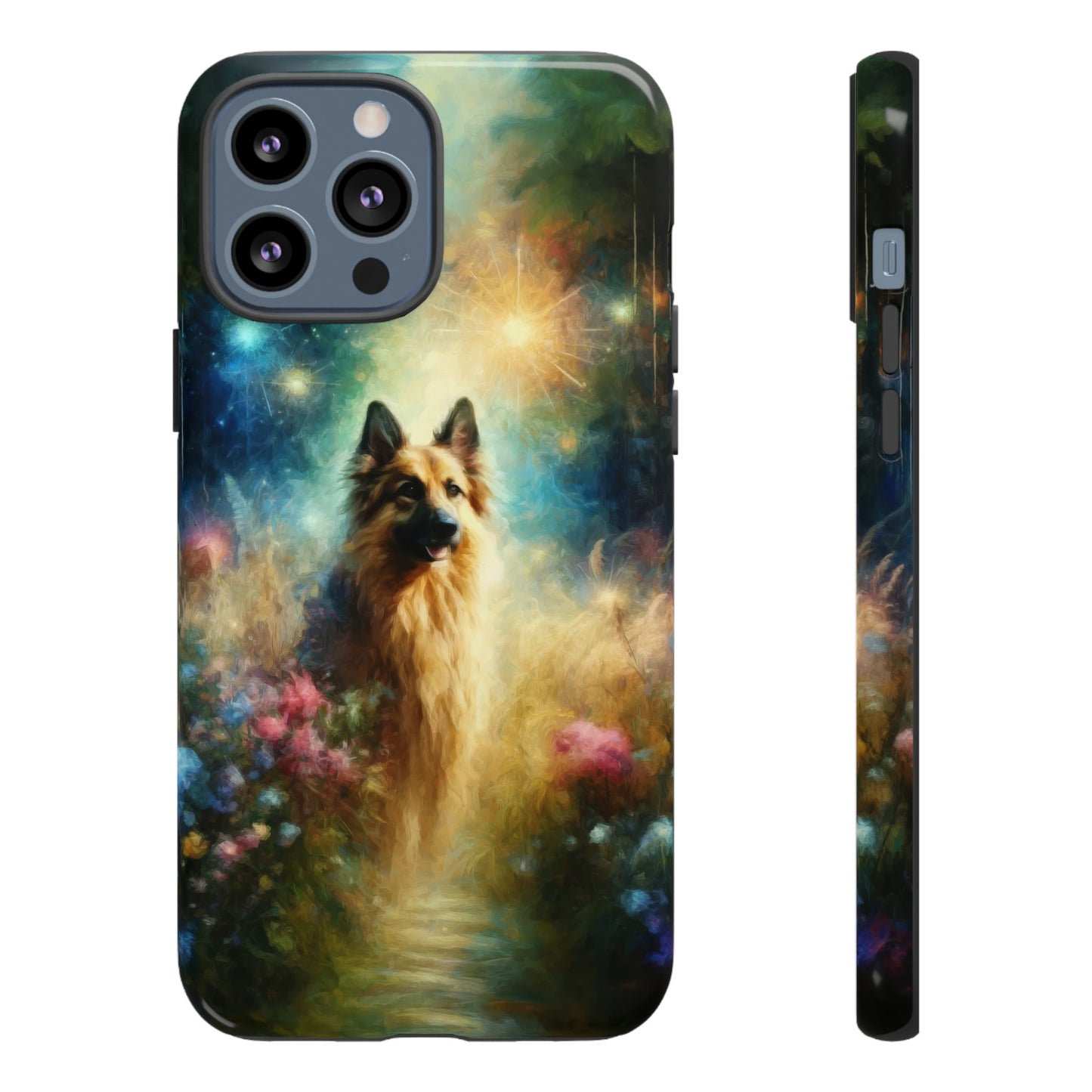 Fairy tale and impressionism German Shepherd Phone Case