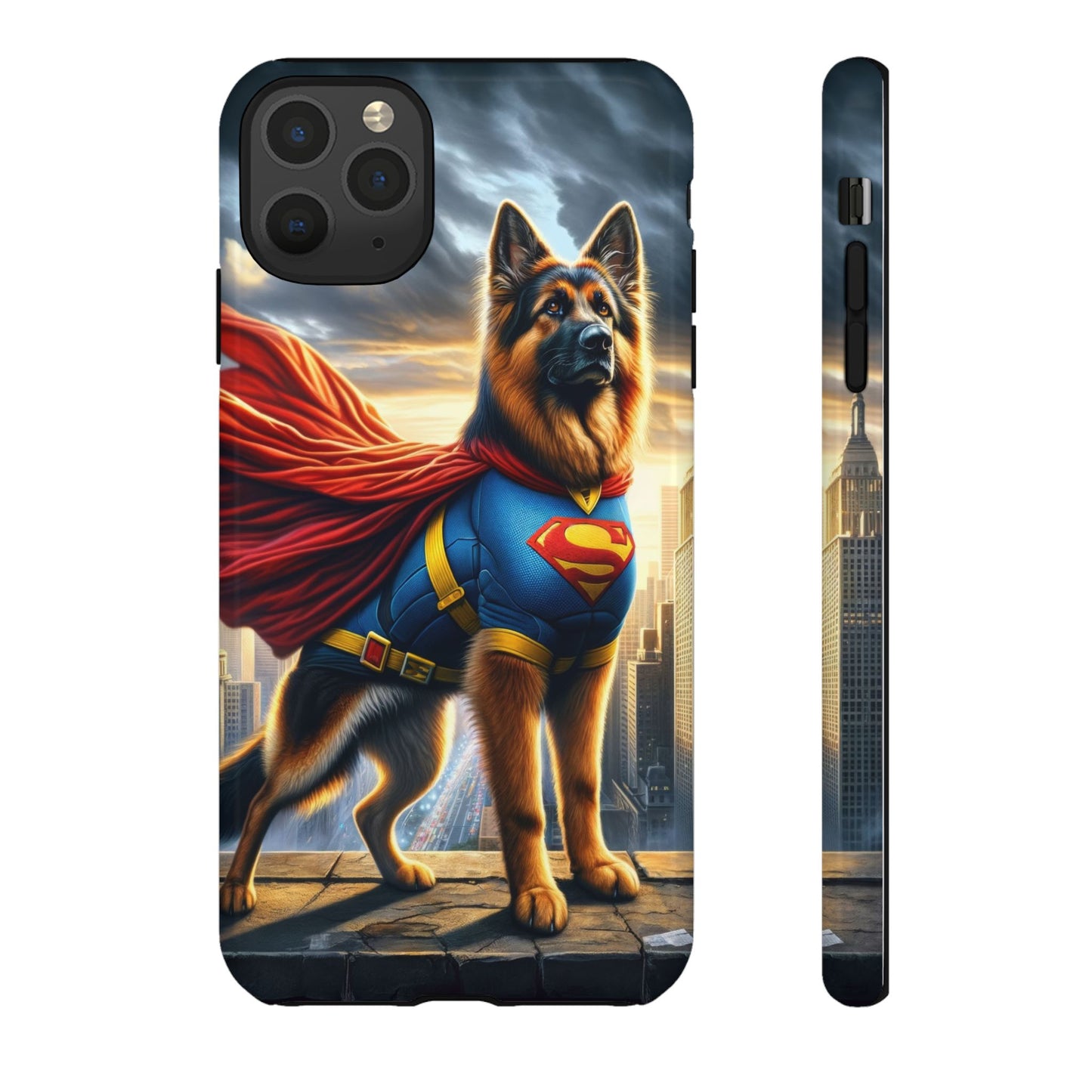 German Shepherd Superhero Phone Case