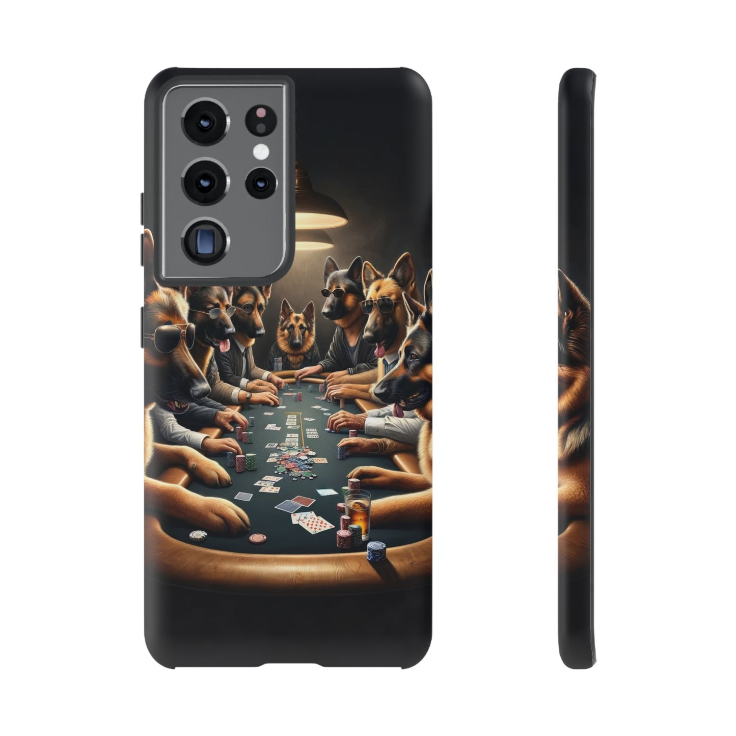 German Shepherds Playing Poker Tough Phone Case