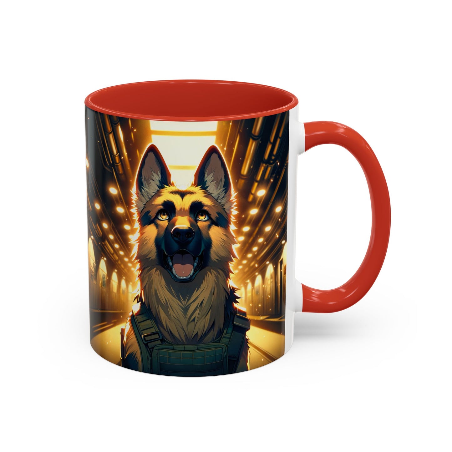 Anime German Shepherd Coffee Mug