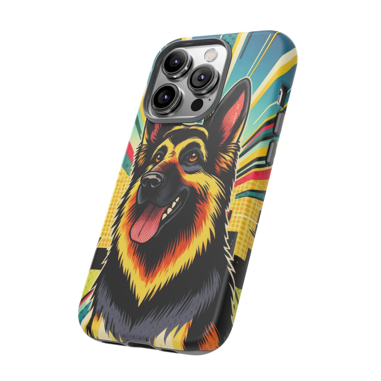 Comic style German Shepherd Phone Case