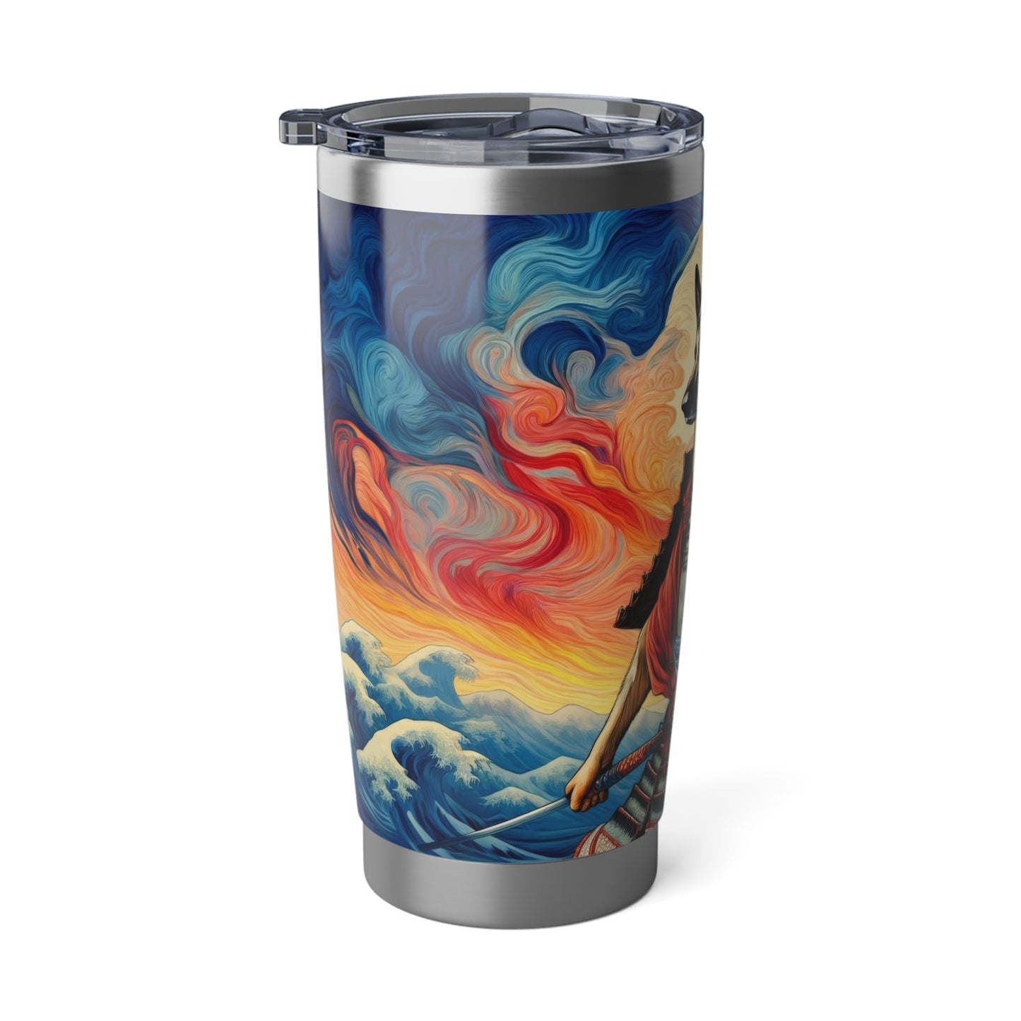 Samurai German Shepherd 20oz Tumbler